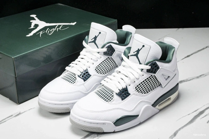 Cheap TBK FQ8138-103 Green Air Jordan 4 Oxidized 0810